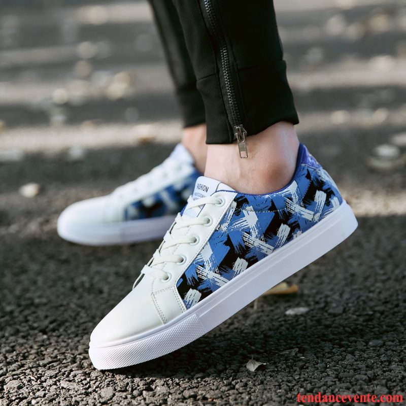 Chaussure Homme Mocassin Décontractée Chaussures De Skate Blanc Tendance Paresseux L'automne Homme Angleterre