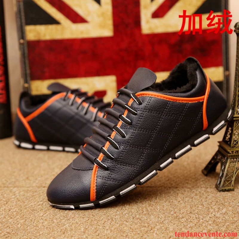 Chaussure Homme Rouge Tous Les Assortis Angleterre Printemps Tendance Décontractée Respirant Homme Derbies Pierre Soldes