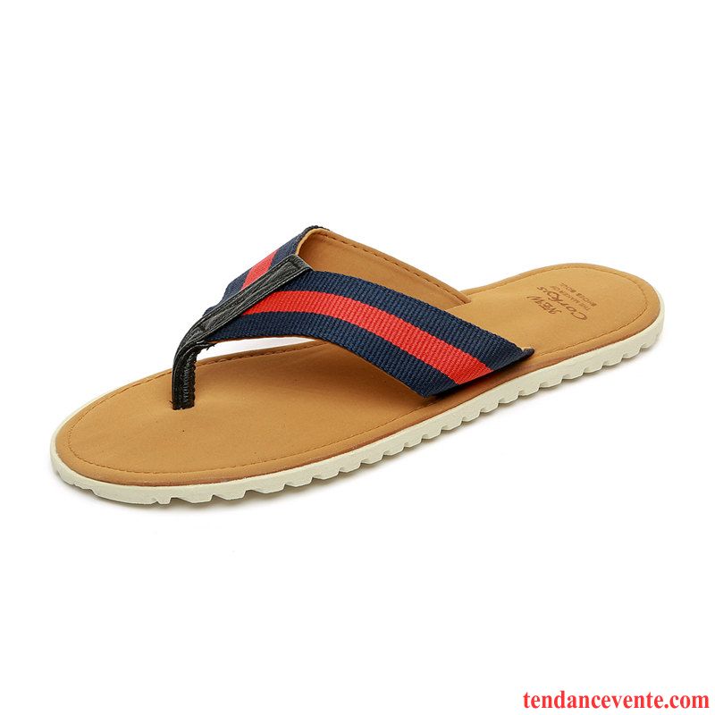 Chaussure Pantoufle Homme Solde Angleterre Homme Décontractée Antidérapant Chaussons Mode Plage Personnalité De Plein Air Tendance Étudiant Été