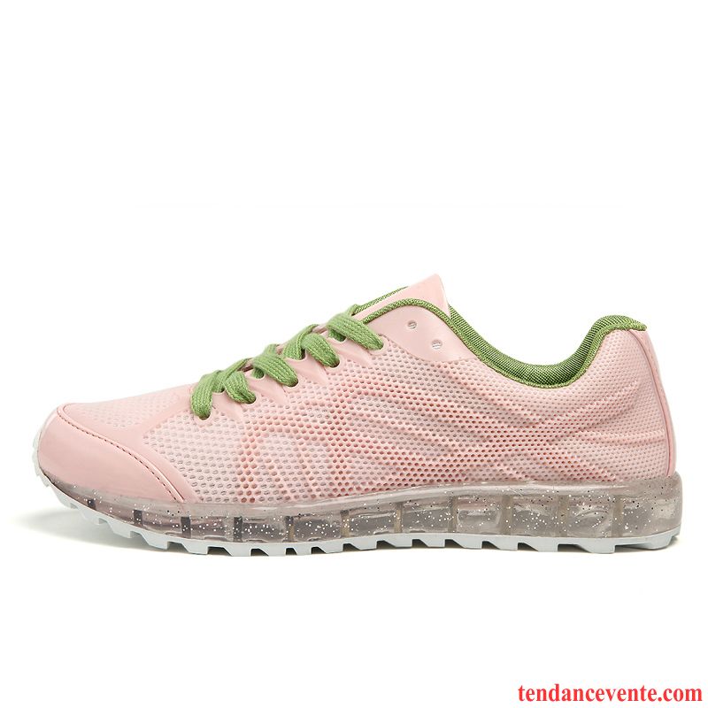 Chaussures De Fitness Pas Cher Sport Printemps Chaussures De Course Femme Derbies Coussin D'air Mode Respirant Décontractée Brun