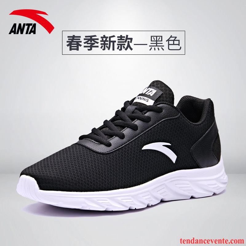 Chaussures De Running Homme Été Authentique Sport Chaussures De Course Décontractée Printemps Noir