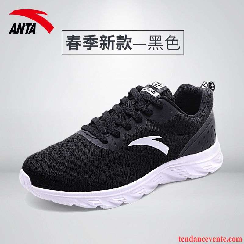 Chaussures De Running Homme Été Authentique Sport Chaussures De Course Décontractée Printemps Noir