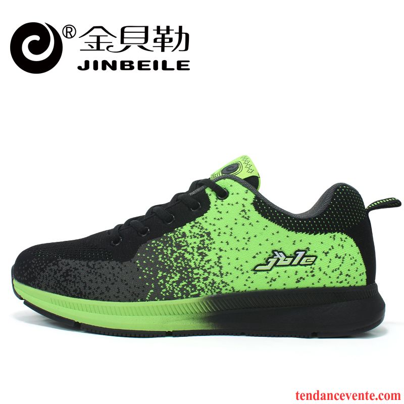 Chaussures De Running Paris Étudiant Or Net Respirant Aptitude Sport Homme Été Tissage En Vol Coussin D'air Femme Chaussures De Course