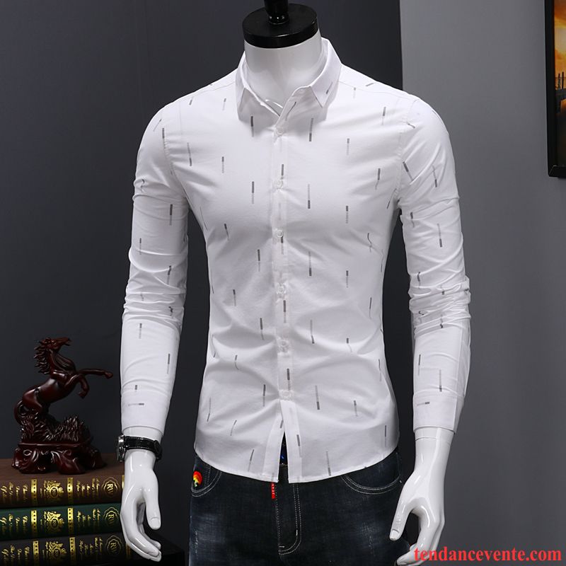 Chemise En Jean Noir Tendance Carreaux Chemise Longues Homme Blanc Décontractée Vert Beau Slim Jeunesse L'automne Chocolat