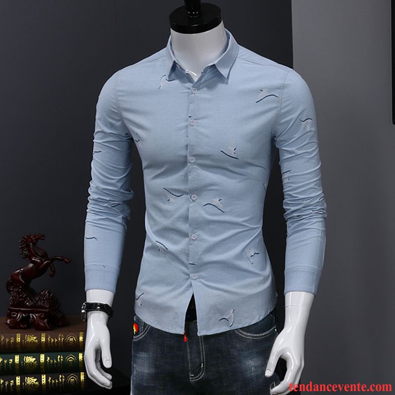 Chemise En Jean Noir Tendance Carreaux Chemise Longues Homme Blanc Décontractée Vert Beau Slim Jeunesse L'automne Chocolat