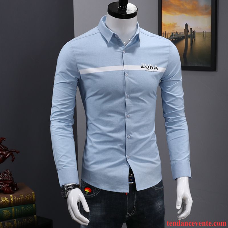 Chemise En Jean Noir Tendance Carreaux Chemise Longues Homme Blanc Décontractée Vert Beau Slim Jeunesse L'automne Chocolat