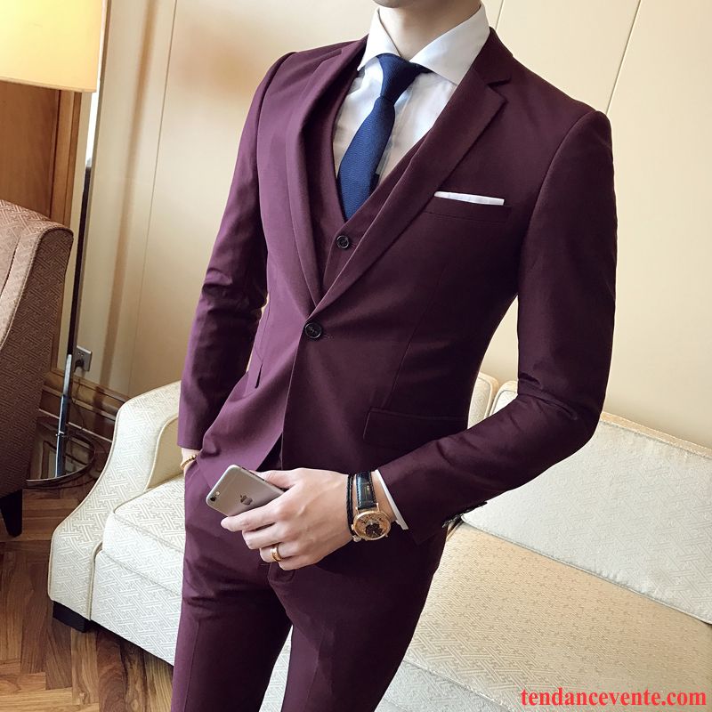 Costard Solde Costume Homme Robe Costume Homme De Travail Blazer Slim Ensemble Professionnel Mariée