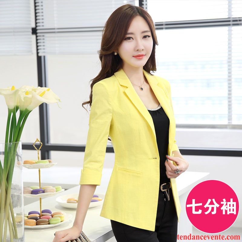 Costume D Été Femme Slim Taillissime Blazer Court Longues Matelassé Décontractée Pardessus Femme L'automne Hiver Tendance