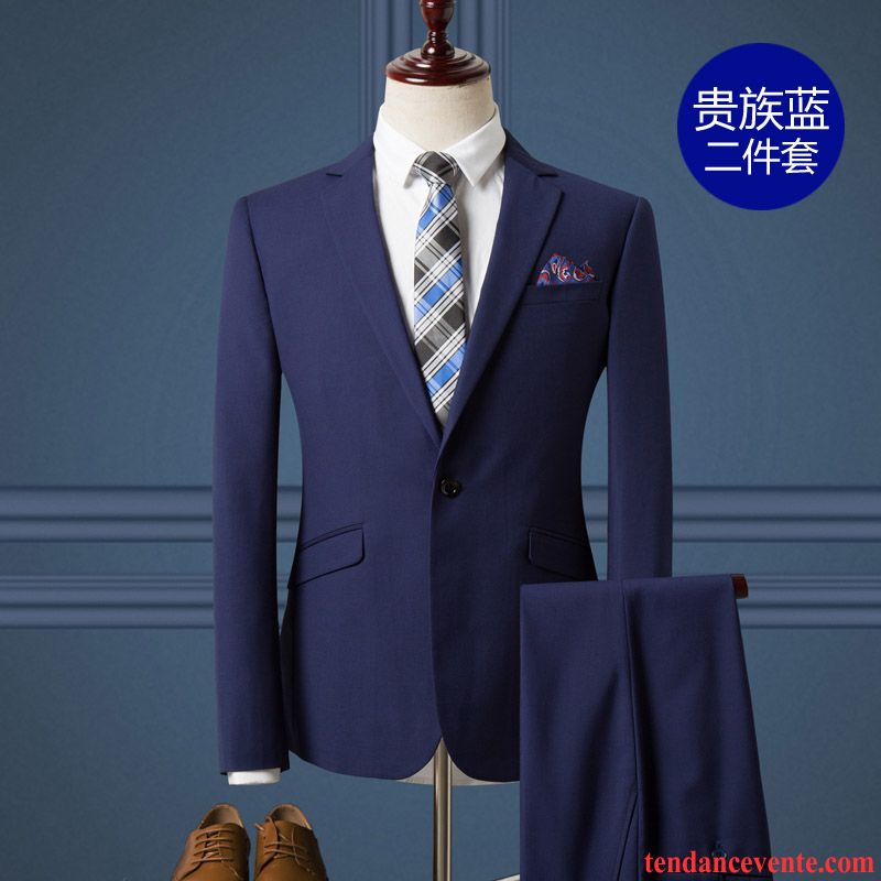 Costume De Mariage Blanc Pour Homme Blazer Mariage Ensemble Homme De Travail Professionnel Slim