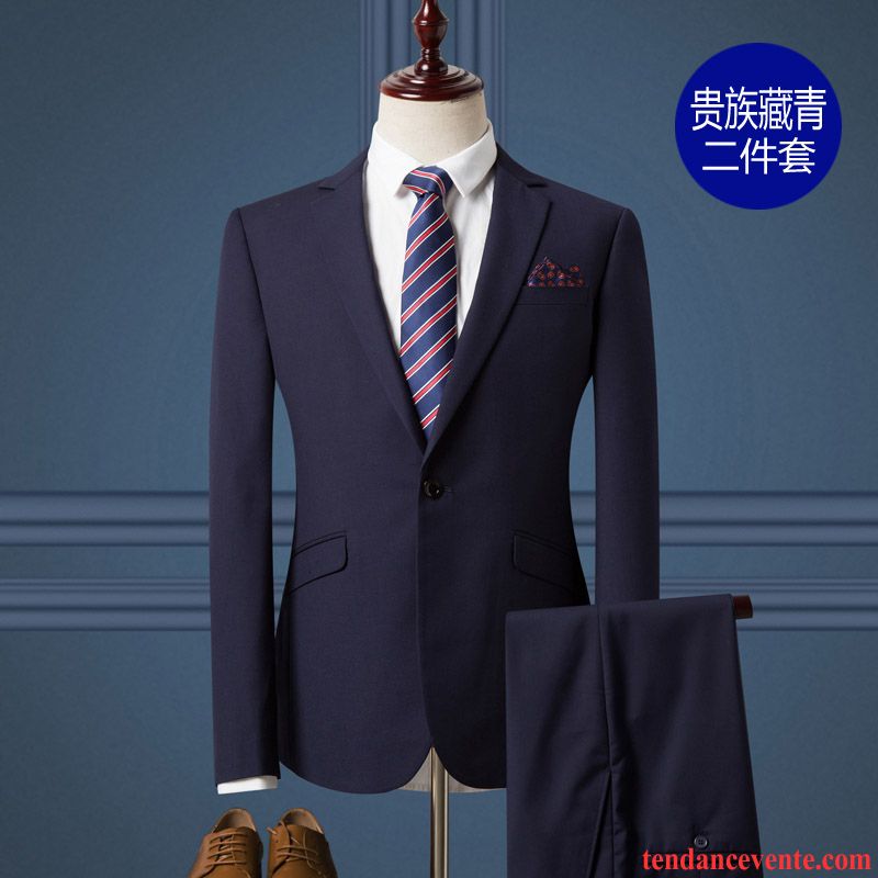 Costume De Mariage Blanc Pour Homme Blazer Mariage Ensemble Homme De Travail Professionnel Slim