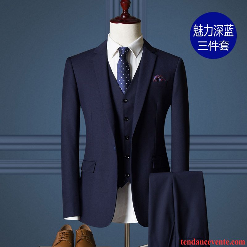 Costume De Mariage Blanc Pour Homme Blazer Mariage Ensemble Homme De Travail Professionnel Slim