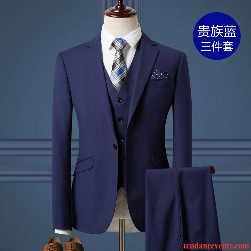 Costume De Mariage Blanc Pour Homme Blazer Mariage Ensemble Homme De Travail Professionnel Slim