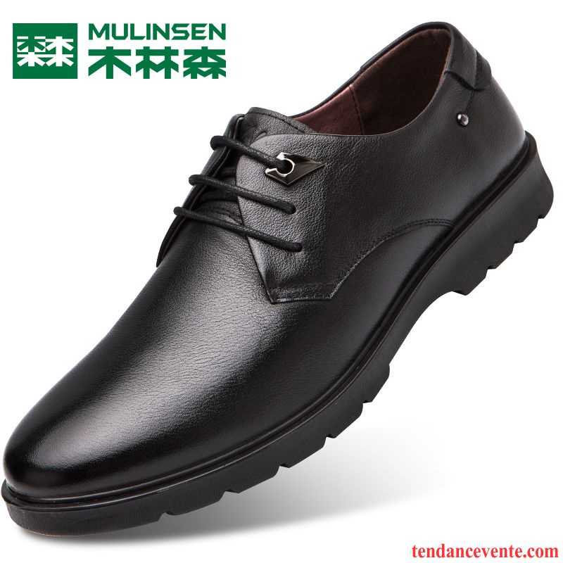 Derbies En Cuir Homme Pas Cher Entreprise Authentique Homme Basse Décontractée Cuir Véritable Printemps