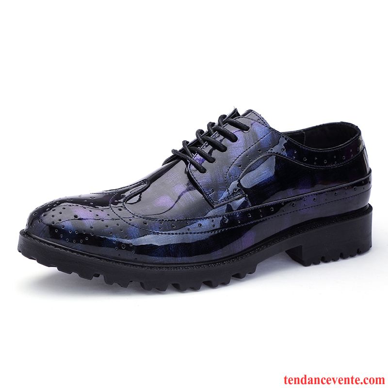 Derbies Homme Chaussures De Mariage Décontractée Fleur Entreprise Angleterre Taillissime Or