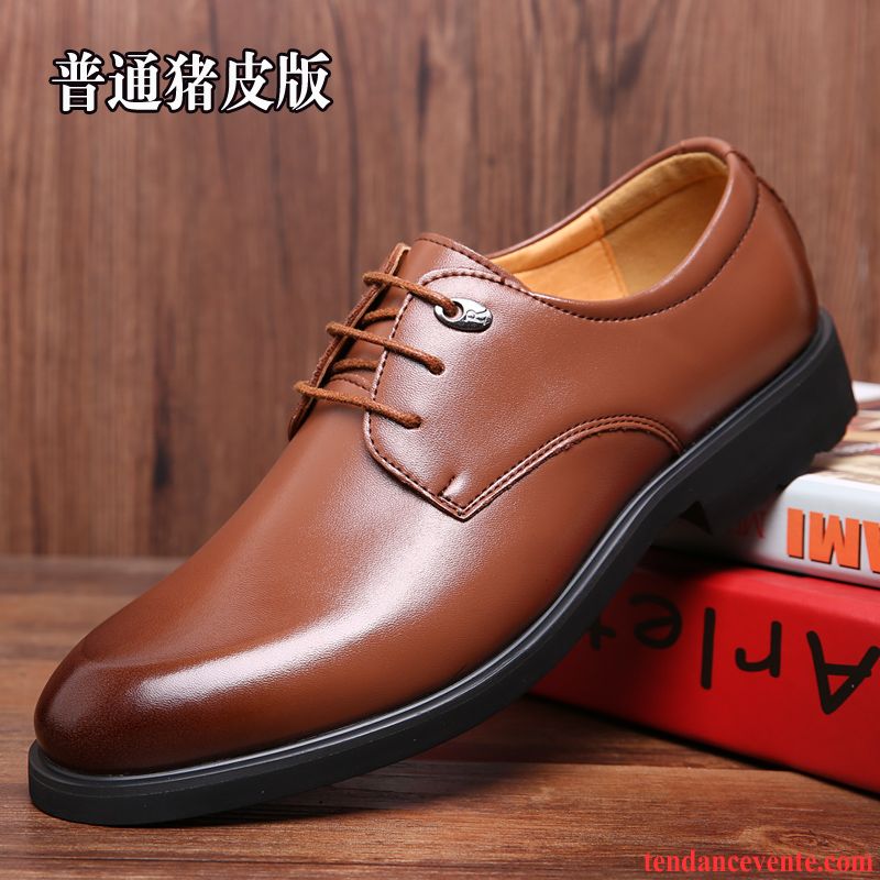 Derbies Homme En Solde Chaussures De Mariage Augmenté Entreprise Décontractée Printemps Taillissime Homme Angleterre L'automne