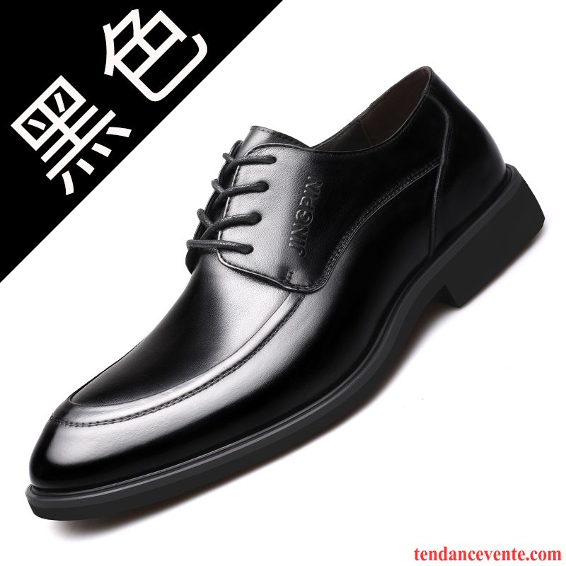 Derbies Homme Hiver Décontractée Chaussures En Coton Plus De Velours Tendance Renforcé Noir