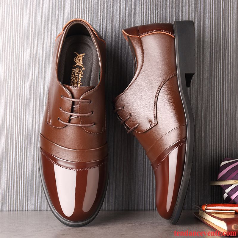 Derbies Homme Jeunesse Été Entreprise Laçage Printemps Brun