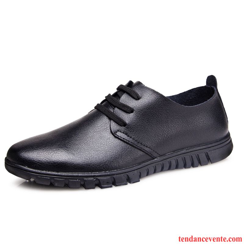 Derbies Homme Tendance Printemps Entreprise Décontractée Cuir Bleu Marin Noir