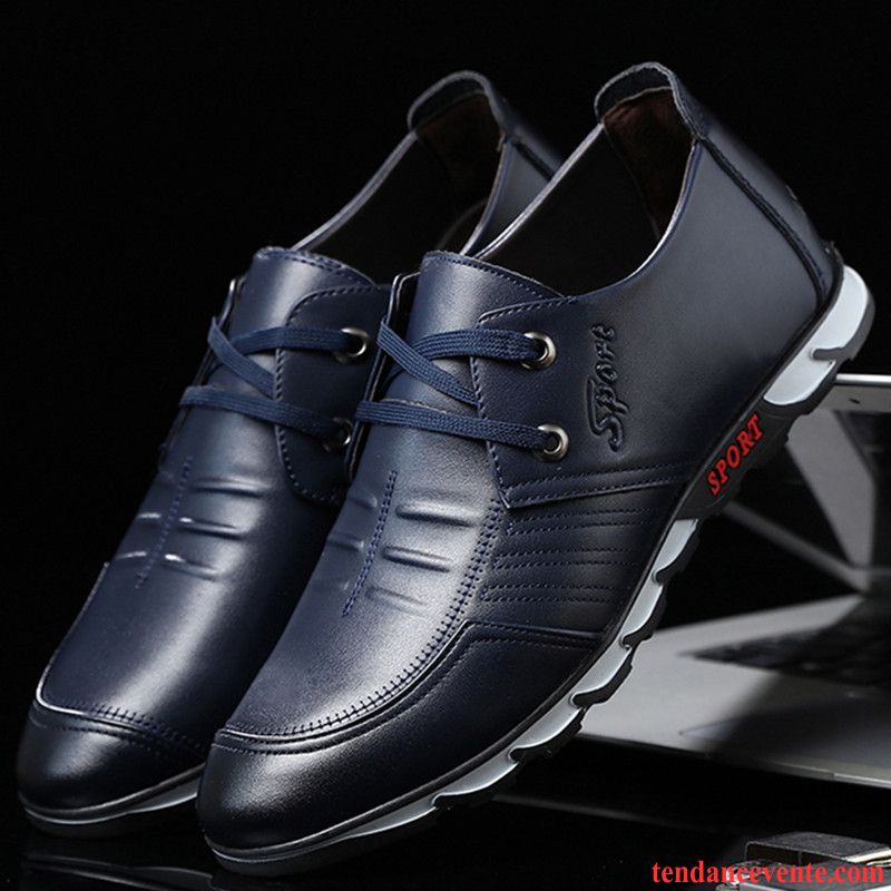 Derbies Noir A Talon Printemps Tendance Entreprise Tous Les Assortis Jeunesse Homme Angleterre Décontractée