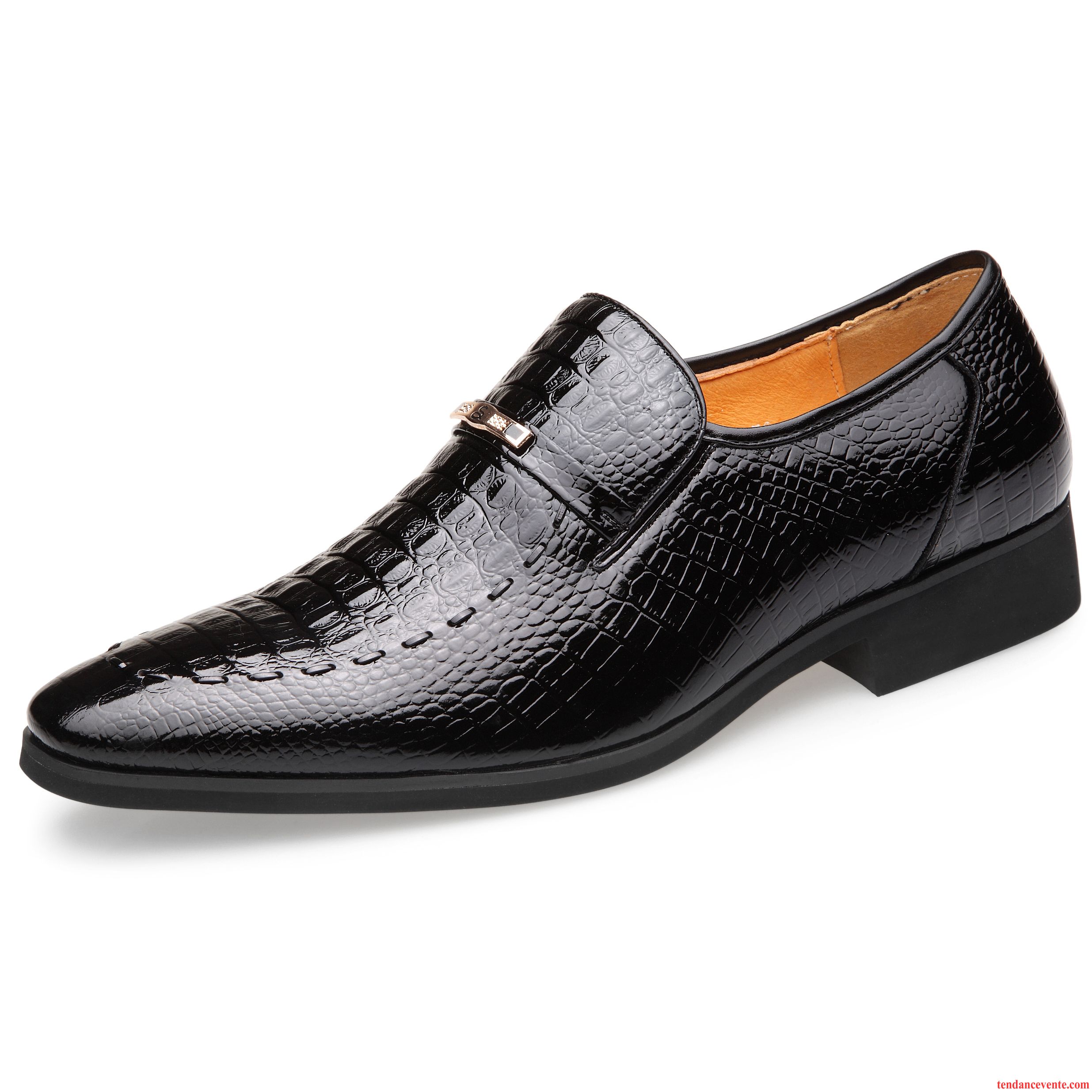 Des Derbies En Cuir Pas Cher Chaussures De Mariage Pointe Pointue Cuir Véritable L'automne Crocodile Décontractée Noir Homme Angleterre Respirant Entreprise Violet