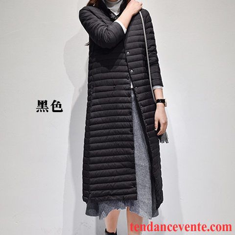 Doudoune Femme Jaune Femme Lumière Léger Ultra Légère Tendance Longue Vêtements D'hiver Kaki Pas Cher