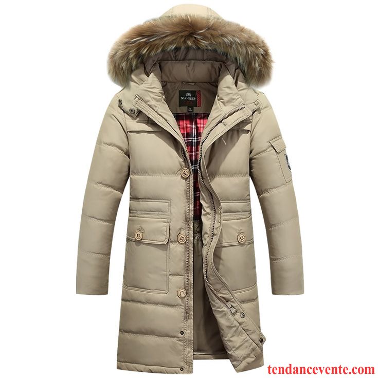 Doudoune Fourrure Pas Cher Homme Taillissime Homme Chauds Baggy Manteau Clearance À Vendre Jeunesse Longue Renforcé Rouge