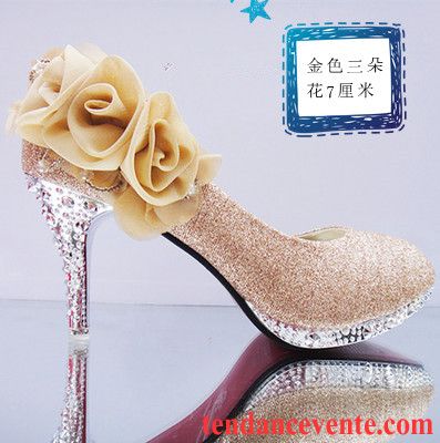 Escarpin Blanc Femme Cristal Mariée Derbies Chaussures De Mariage Rouge Talons Minces Talons Hauts Femme Blanc Imitation Strass Pérou