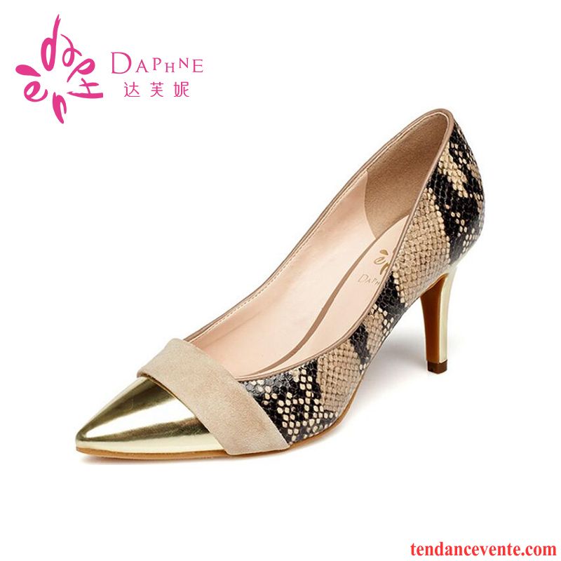 Escarpins Gris Argent Talons Hauts Métal Pointe Pointue Derbies Modèle Élégant Printemps Femme Épissure Lavande