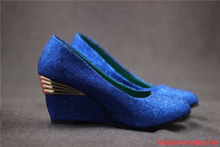 Escarpins Sport Femme Femme Mariée Bleu Rouge Vert Talons Hauts Pas Cher