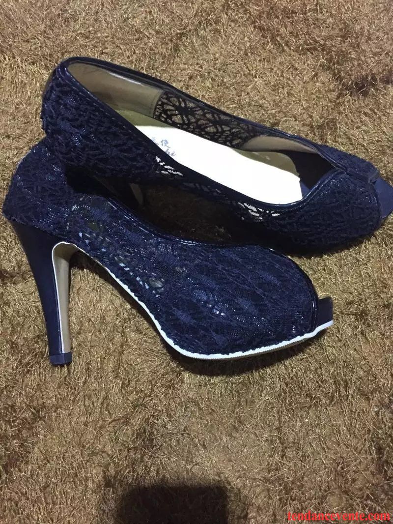 Escarpins Vernis Femme Noir Femme Plateforme Étanche Bout Rond Derbies Chaussures De Mariage Professionnel Cuir Verni Talons Minces Taillissime Princesse