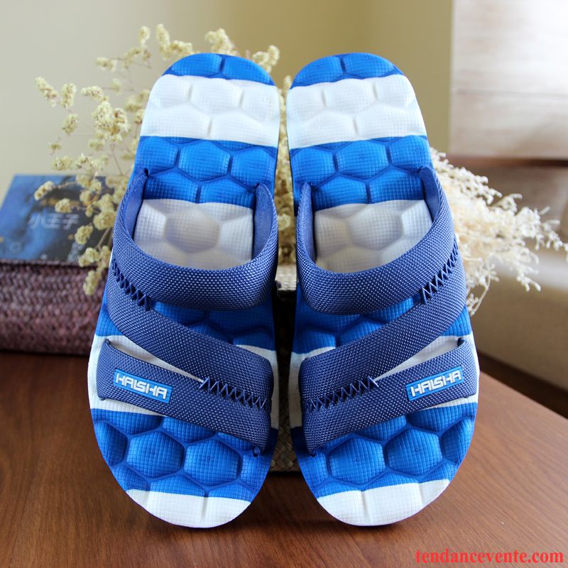 Grande Marque Chaussons Homme Antidérapant Homme Été Taillissime Semelle Épaisse Fantaisie Chaussons Écarlate