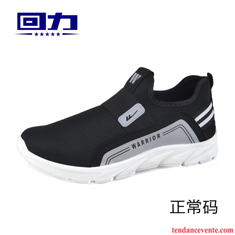 Les Chaussures De Running Décontractée Léger Slip-on Printemps Respirant Sport Chaussures De Course Confortable Homme Jours Basse Or