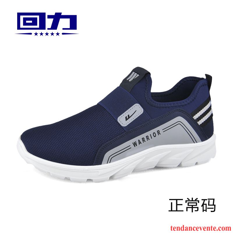 Les Chaussures De Running Décontractée Léger Slip-on Printemps Respirant Sport Chaussures De Course Confortable Homme Jours Basse Or