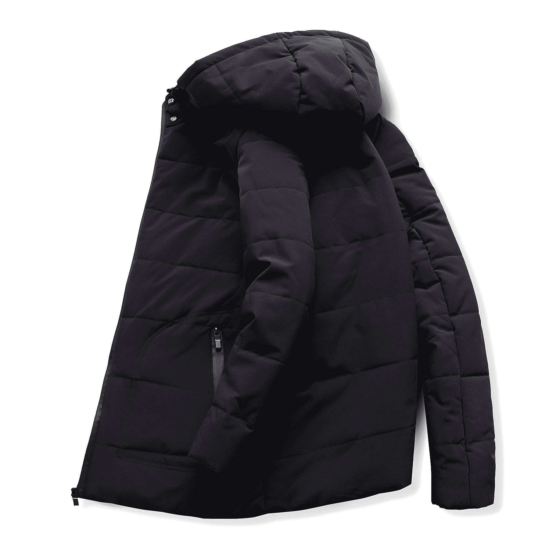 Les Meilleures Doudounes Décontractée Hiver Manteau En Coton Homme Tendance Jeunesse Pardessus Matelassé Renforcé Matelassée Bleu Tomate Pas Cher