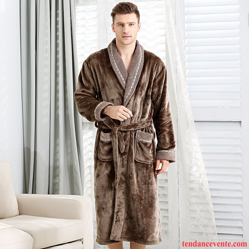 Les Plus Beaux Pyjamas Homme Homme Hiver L'automne Longue Taillissime Renforcé