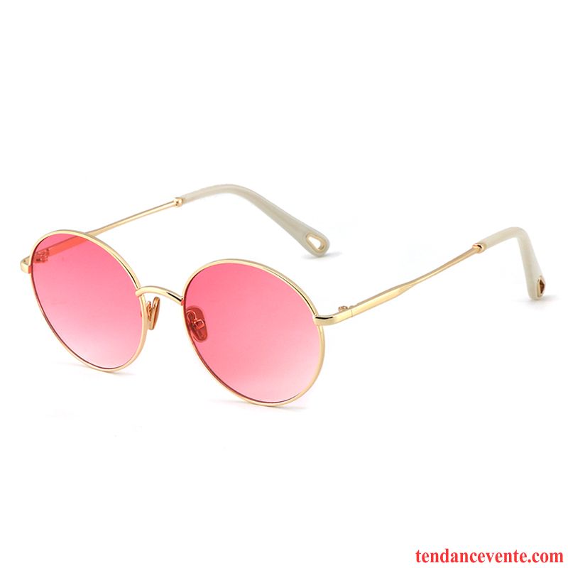 Lunettes De Soleil Femme Petit Tendance Le Nouveau Rétro Myopie Dégradé Rose