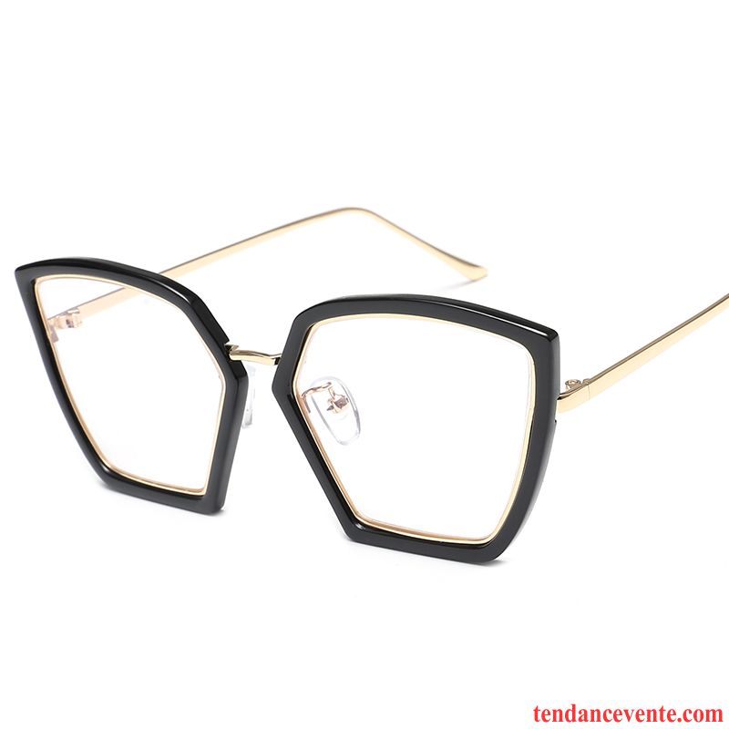 Lunettes De Soleil Femme Tendance Gros Tissu Célébrité Le Nouveau Visage Rond Bleu Rouge Clair