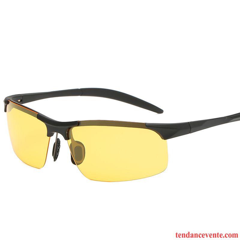 Lunettes De Soleil Homme Chauffeur Conduire Polarisant Balade Bleu Violet