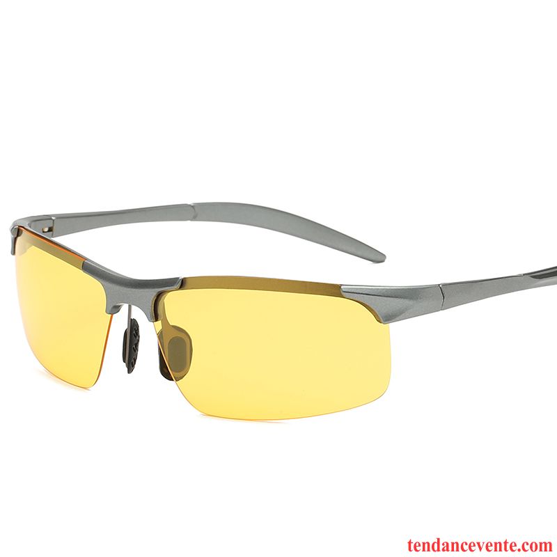 Lunettes De Soleil Homme Chauffeur Conduire Polarisant Balade Bleu Violet