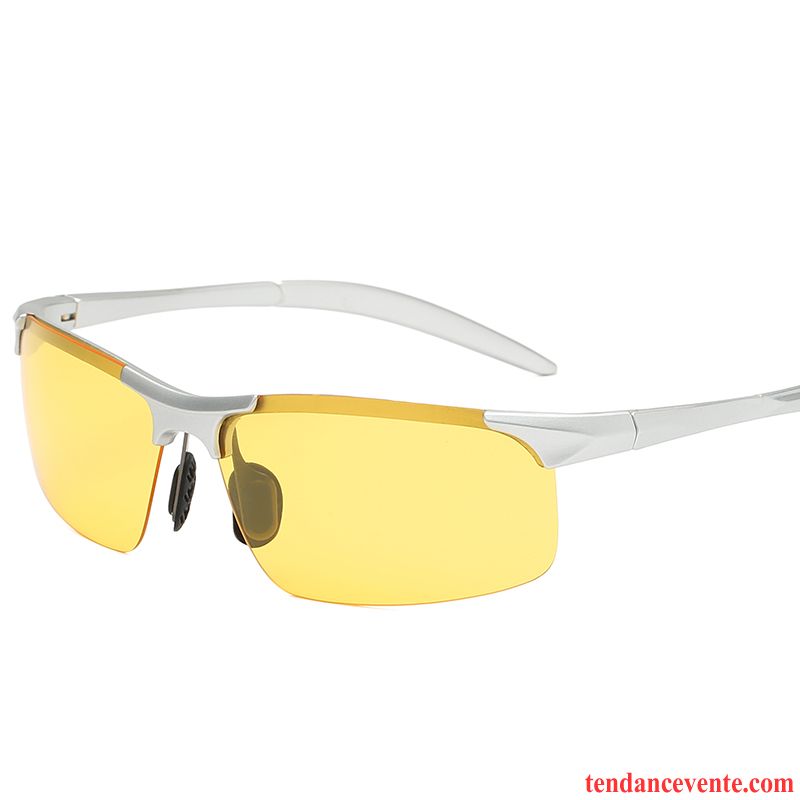 Lunettes De Soleil Homme Chauffeur Conduire Polarisant Balade Bleu Violet