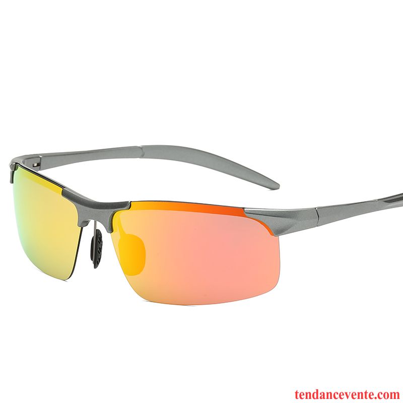 Lunettes De Soleil Homme Chauffeur Conduire Polarisant Balade Bleu Violet