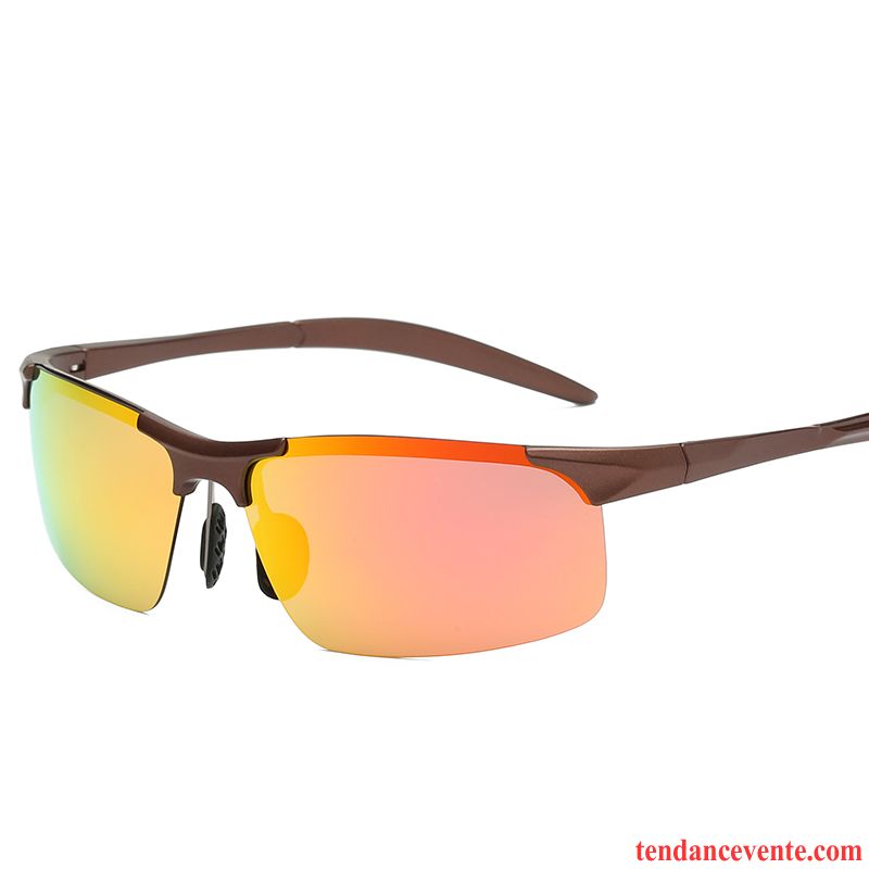 Lunettes De Soleil Homme Chauffeur Conduire Polarisant Balade Bleu Violet