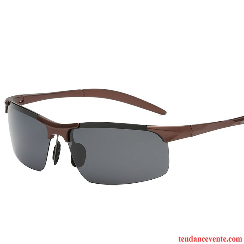 Lunettes De Soleil Homme Chauffeur Conduire Polarisant Balade Bleu Violet