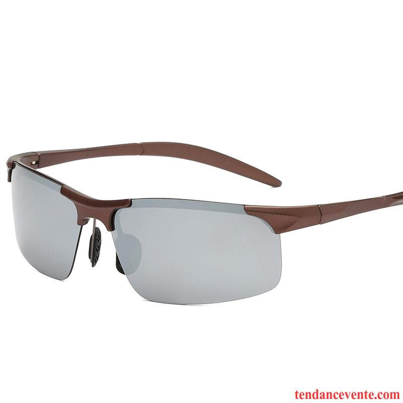 Lunettes De Soleil Homme Chauffeur Conduire Polarisant Balade Bleu Violet