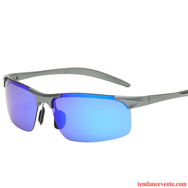 Lunettes De Soleil Homme Chauffeur Conduire Polarisant Balade Bleu Violet