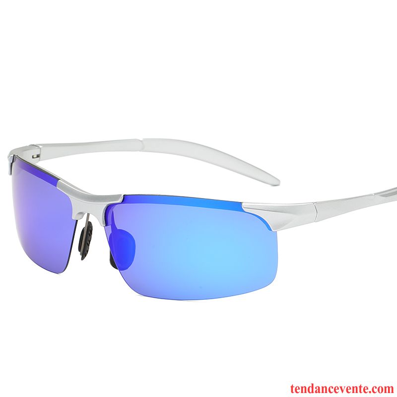 Lunettes De Soleil Homme Chauffeur Conduire Polarisant Balade Bleu Violet