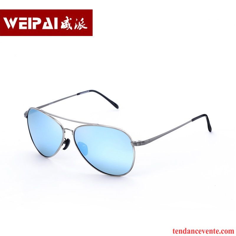 Lunettes De Soleil Homme Conduire Aviateur Coloré Chauffeur Myopie Tendance Vert