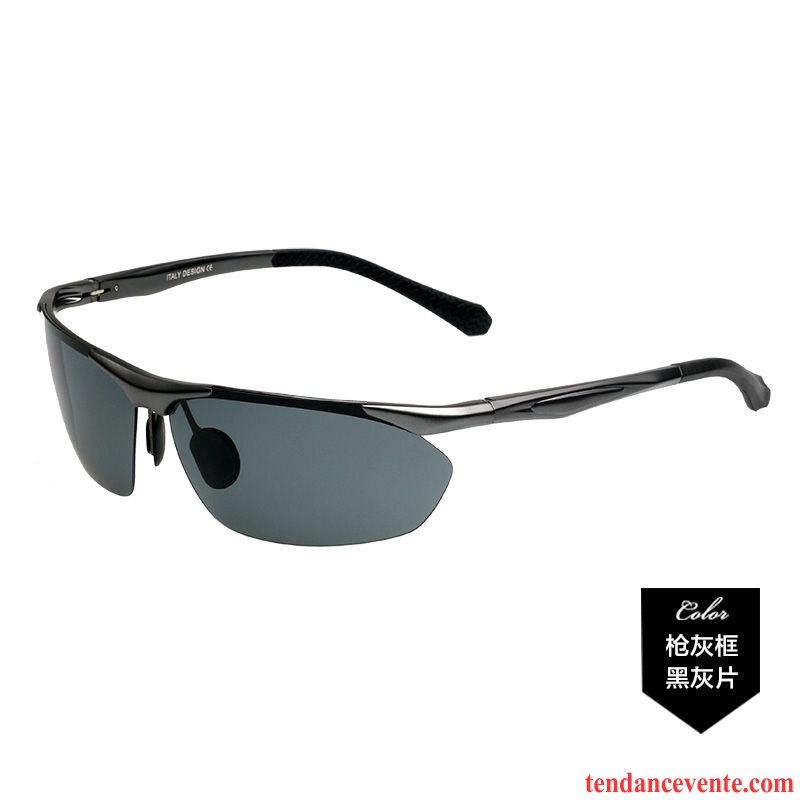 Lunettes De Soleil Homme Conduire Tendance Polarisant Le Nouveau Chauffeur Noir