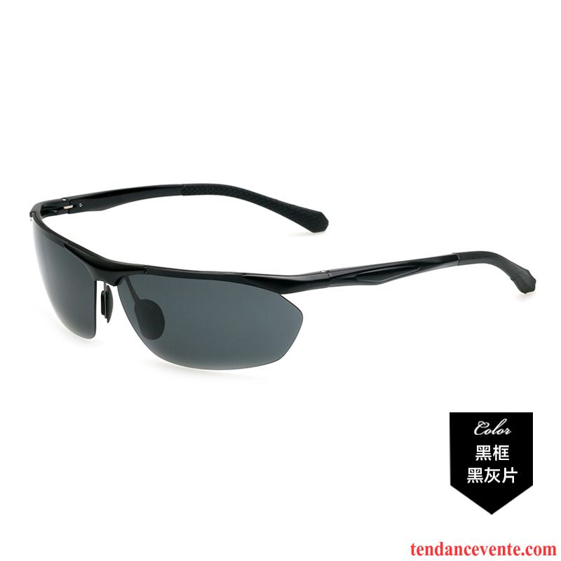 Lunettes De Soleil Homme Conduire Tendance Polarisant Le Nouveau Chauffeur Noir