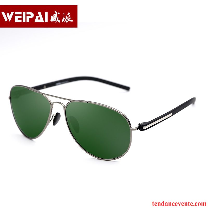 Lunettes De Soleil Homme Myopie Chauffeur Aviateur Le Nouveau Bleu Vert Clair